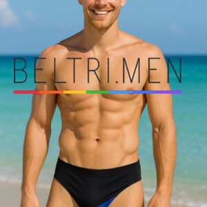 El modelo Deep Wave de BELTRIMEN redefine el minimalismo con un giro moderno. Su cuerpo en negro sólido proyecta sofisticación, mientras que el detalle en azul royal en el panel frontal añade una nota de frescura y contraste que estiliza la silueta.