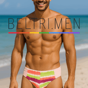 Atrévete a destacar con nuestro bañador tipo slip Pride Vibes, diseñado para hombres que viven con actitud, estilo y sin miedo a ser ellos mismos. Su estampado en tonos vibrantes con efecto tie-dye y bloques de color pastel rinde homenaje a la libertad, la diversidad y el verano en su máxima expresión.