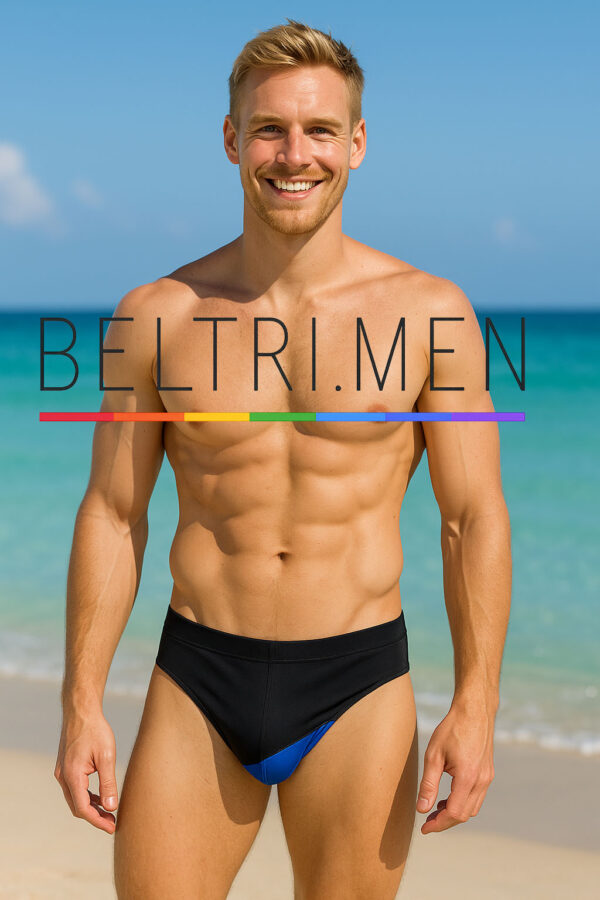 El modelo Deep Wave de BELTRIMEN redefine el minimalismo con un giro moderno. Su cuerpo en negro sólido proyecta sofisticación, mientras que el detalle en azul royal en el panel frontal añade una nota de frescura y contraste que estiliza la silueta.