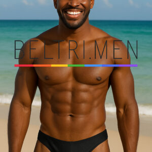 Para este bañador negro clásico, el enfoque debe resaltar la elegancia atemporal, el minimalismo y la versatilidad. El color negro le da un aire sofisticado y poderoso, perfecto para una línea masculina refinada. ¿Por qué "Noir"? Es corto, elegante y fácil de recordar. En francés significa “negro”, lo que conecta directamente con el color del bañador. Evoca sofisticación, misterio y estilo clásico. Compatible con una línea premium o una colección monocromática.